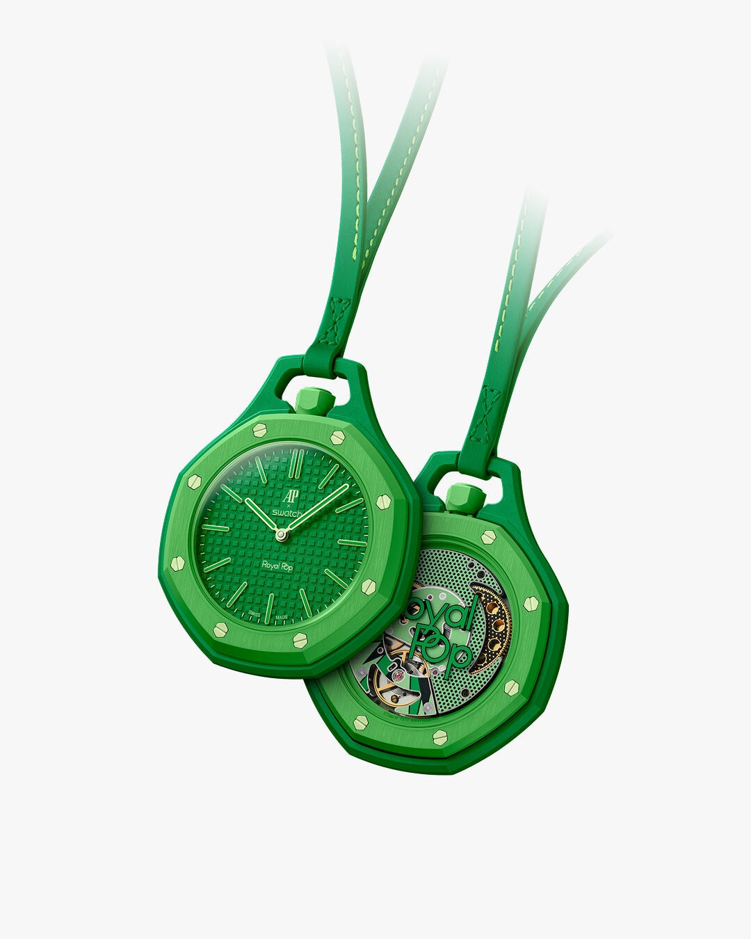 AP x Swatch Royal Pop — GREEN EIGHT – Top Swiss Watches